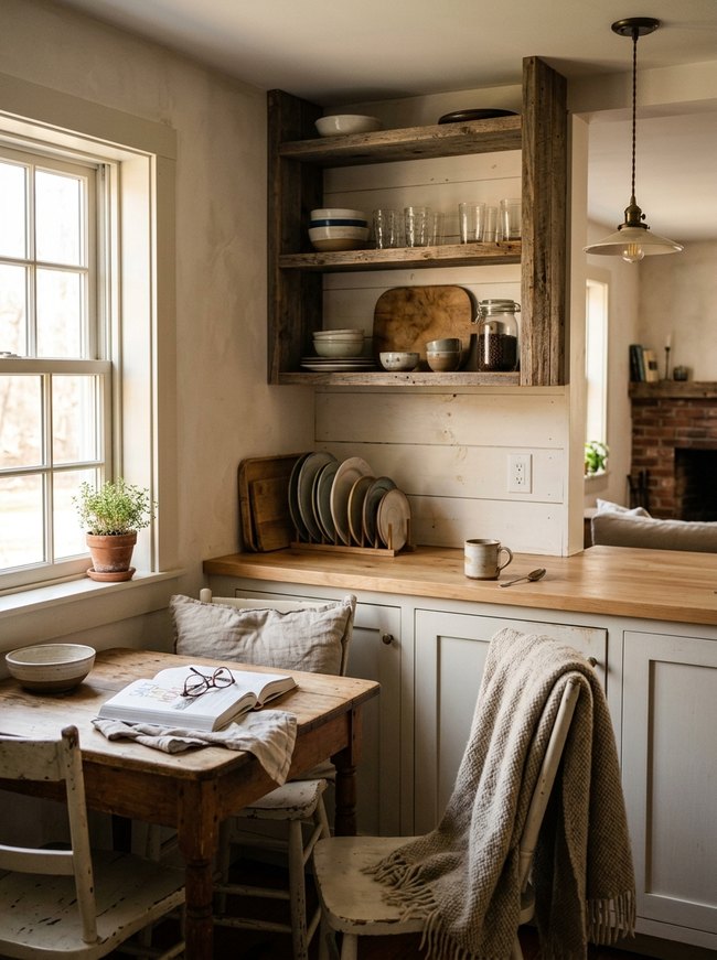 Rustic Shiplap Kitchenette Charm