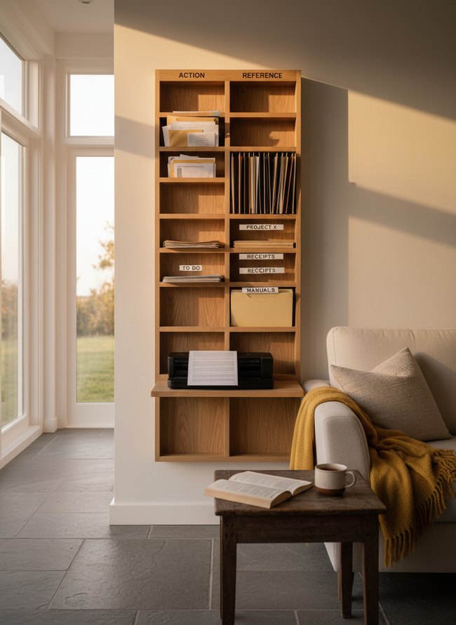 Vertical Wall Document Slot