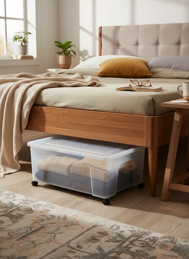 Wheeled Underbed Storage Box