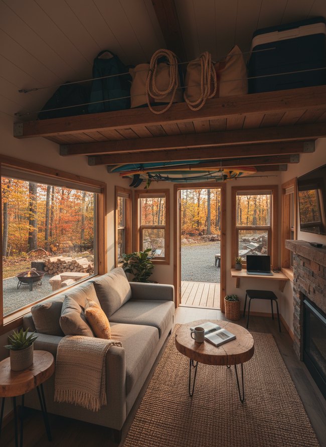 Overhead Loft Storage System