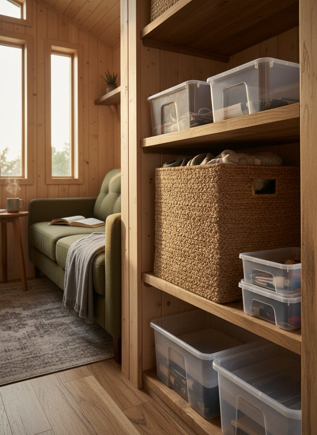 Woven Cube Storage Basket