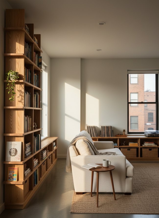 Stacked Wall Shelving Units