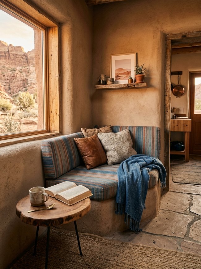 Canyon Adobe Living Nook