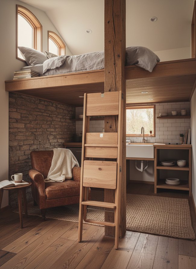Compact Loft Ascent Step