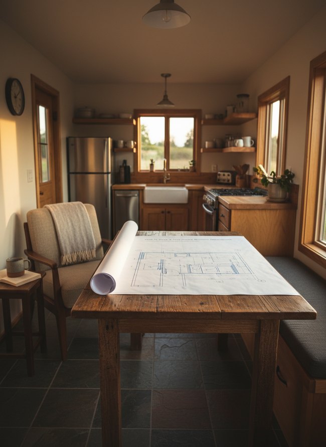 Efficient Galley Kitchen Blueprint