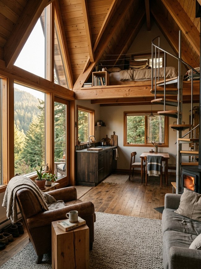 Nordic A-Frame Loft