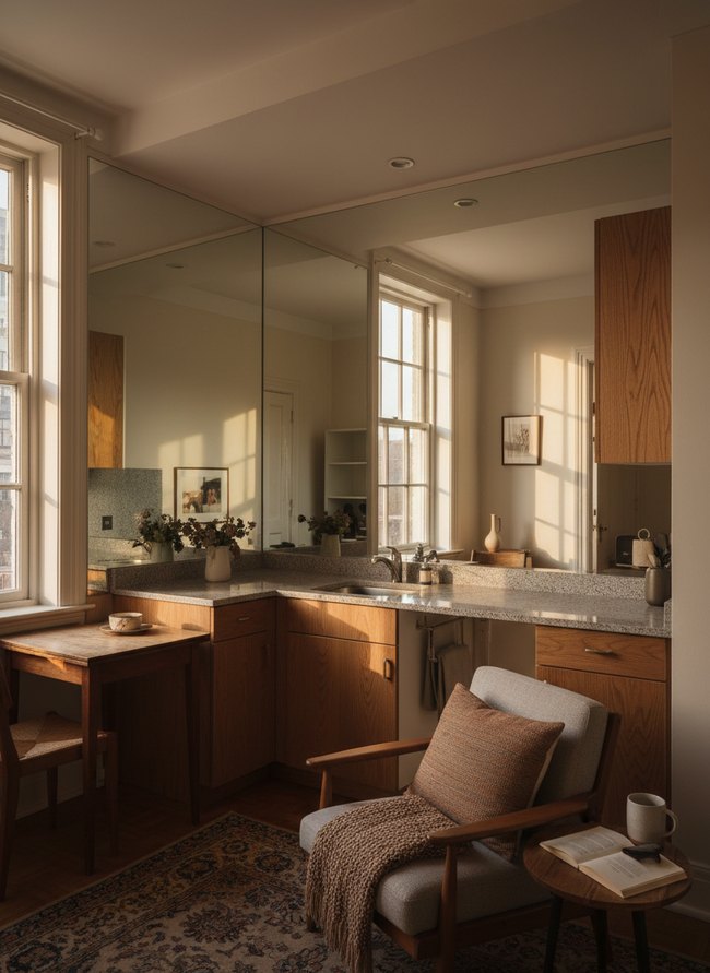 Mirrored Backsplash Expansion
