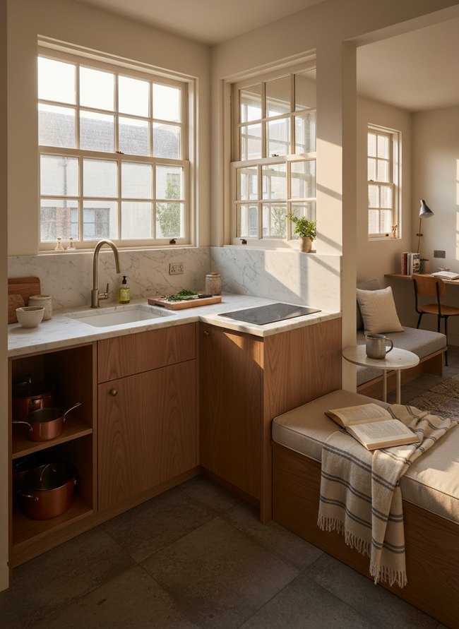 Compact Corner Prep Zone