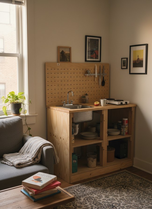 Modular Micro Kitchenette Unit
