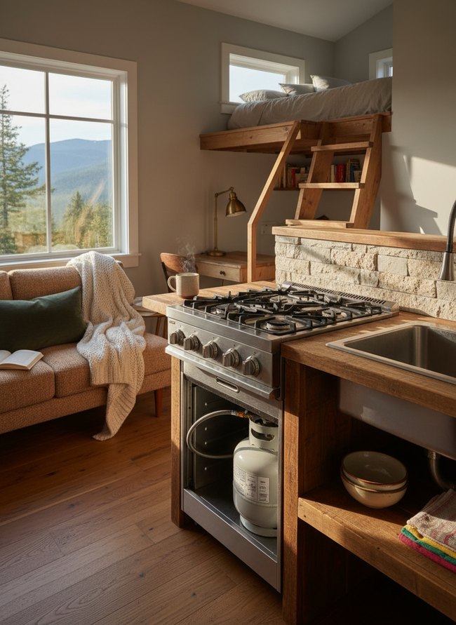 Compact Propane Range Conversion
