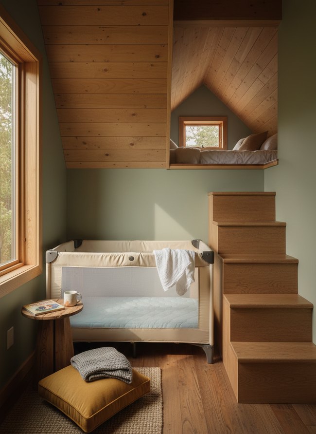 Foldaway Crib Corner Nursery
