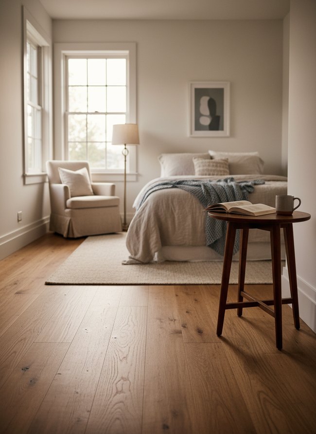 Warm Oak Plank Flooring