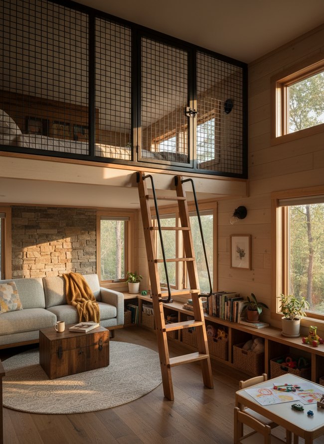 Secure Mesh Loft Enclosure