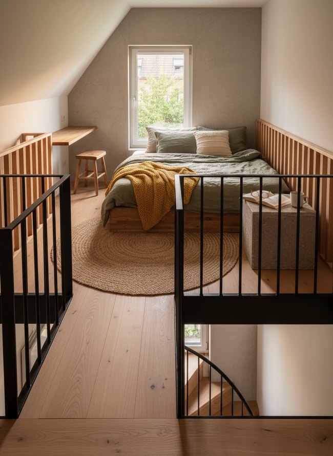 Vertical Lofted Floor Nook
