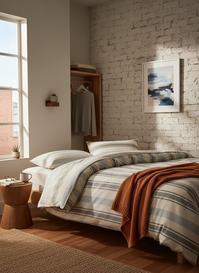 Minimalist Stripe Duvet Set