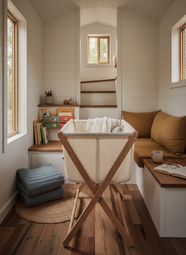 Compact Foldable Bassinet Crib
