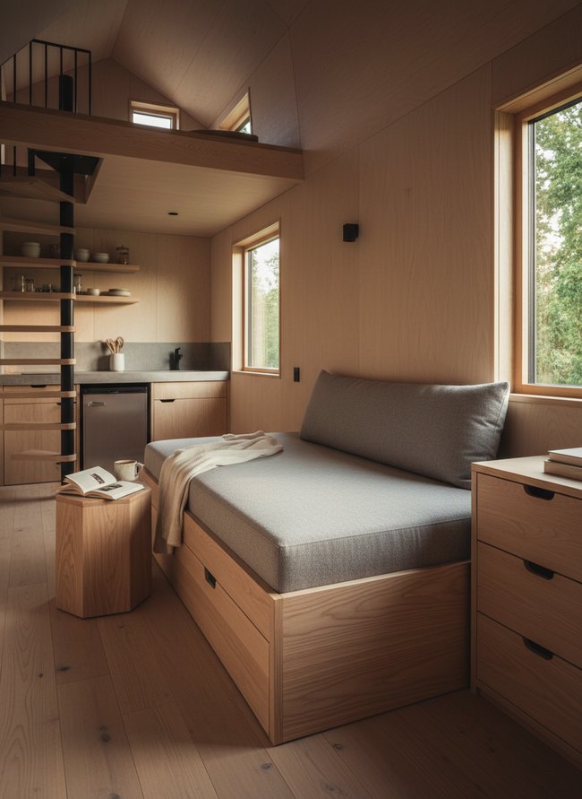 Minimalist Nordic Sleeper Daybed