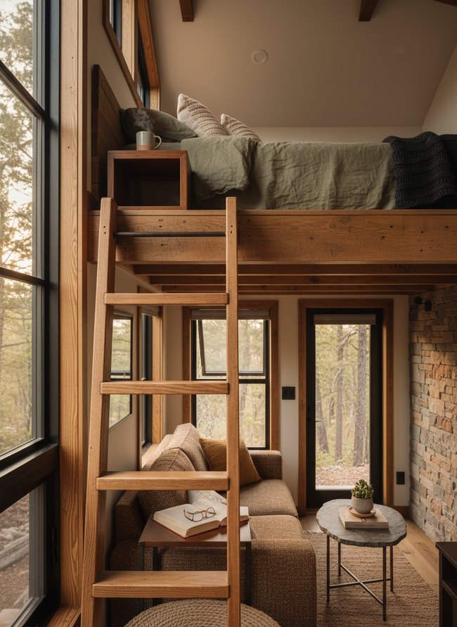 Ladder Loft Bedroom Retreat