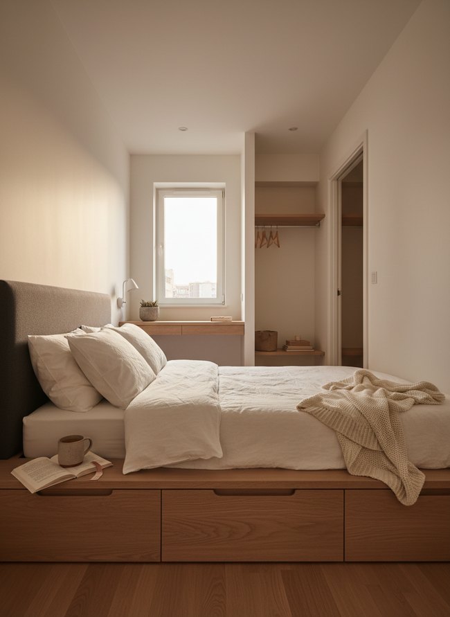 Minimalist Platform Bed Setup