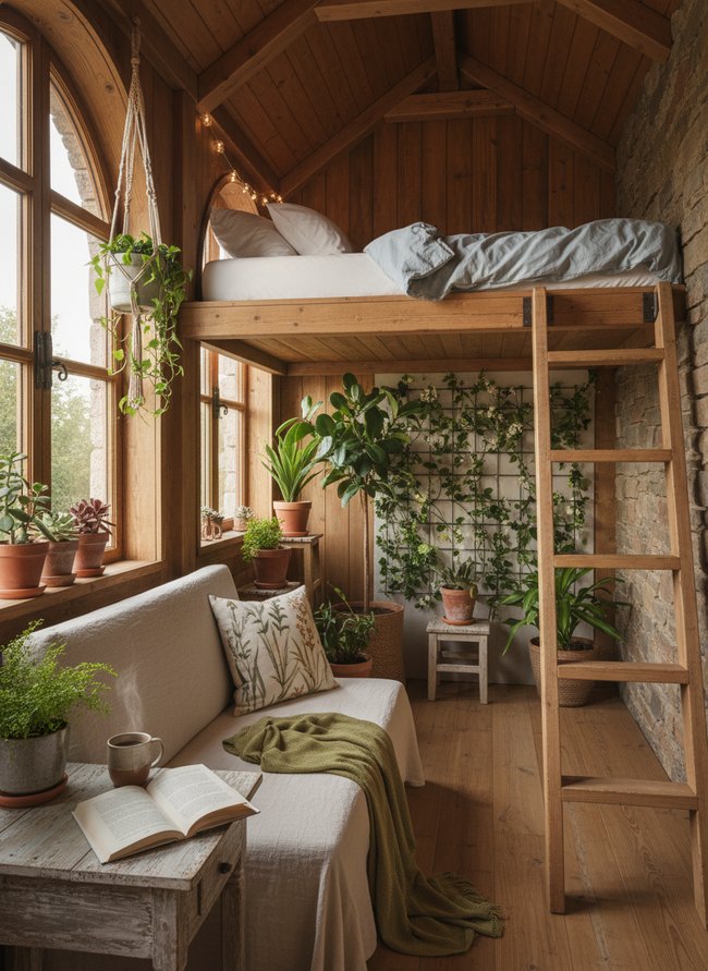Botanical Loft Sleeping Nook