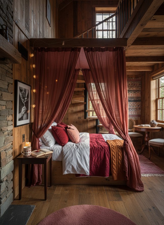 Crimson Canopy Nook Retreat