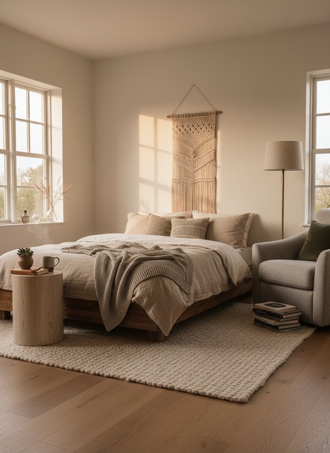 Minimalist Hygge Sleep Sanctuary