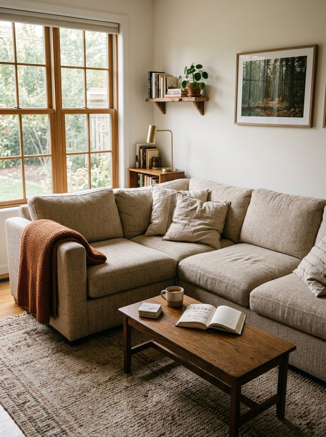Plush Petite Sectional Comfort