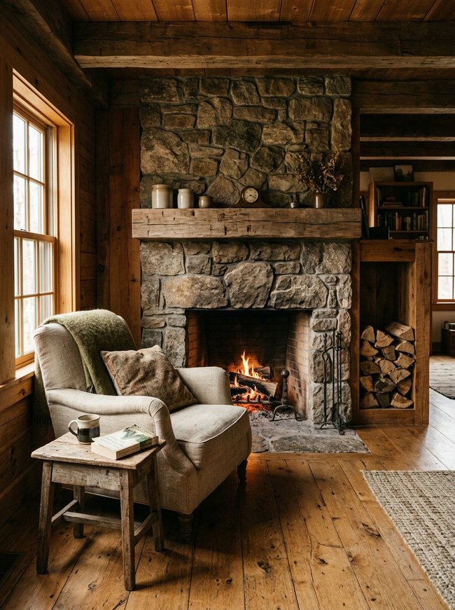 Reclaimed Timber Hearth Nook