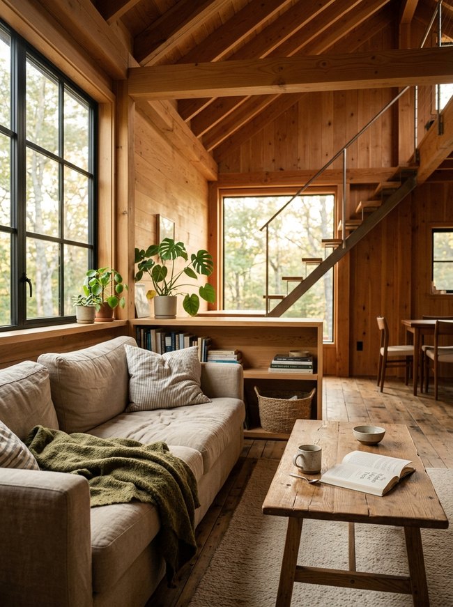 Warm Wood Loft Retreat