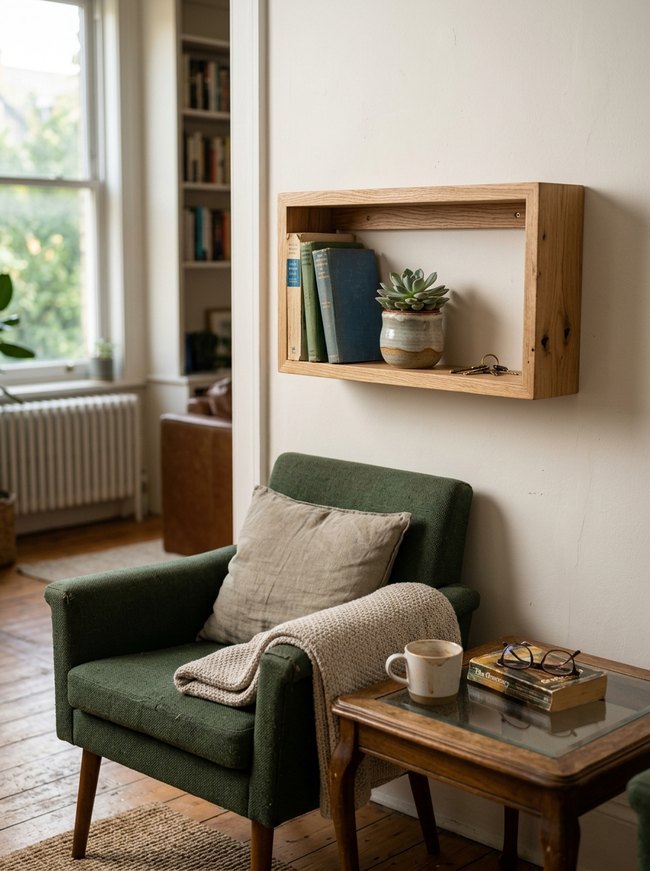 Compact Wall Shelf Organizer