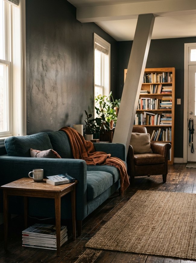 Dark Wall Color Scheme