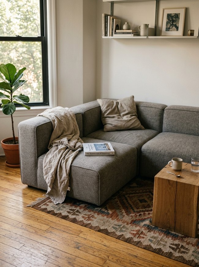 Compact Modular Sofa System