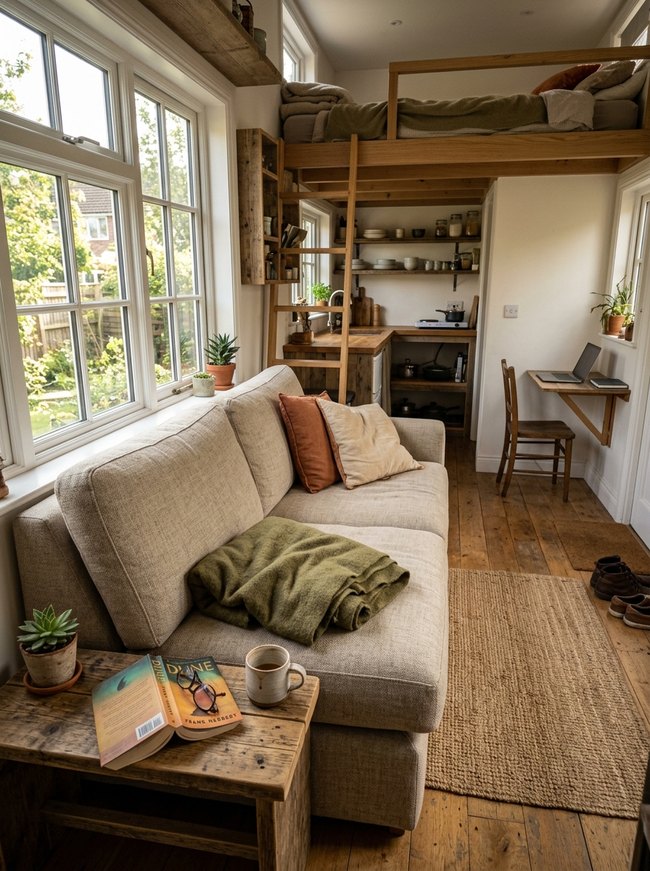 Oversized Sofa Micro Dwelling