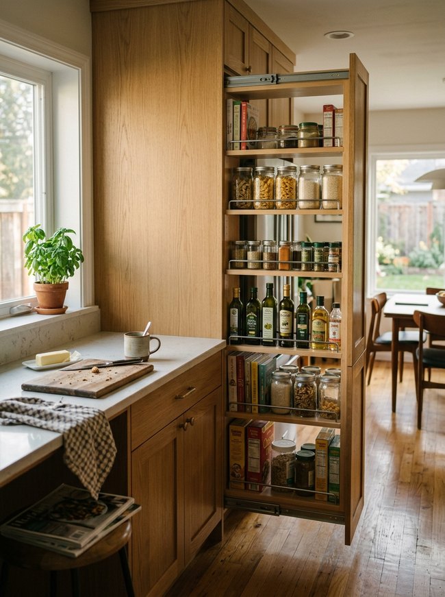 Retractable Pantry Wall Glide