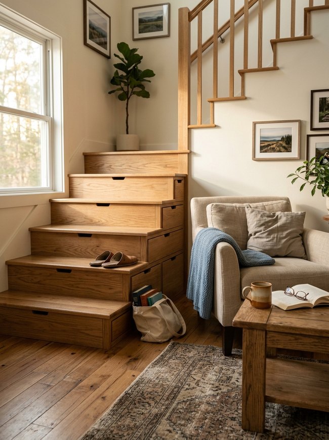 Integrated Staircase Drawer Units