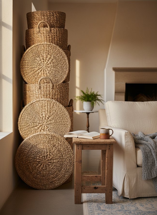 Woven Basket Stack System