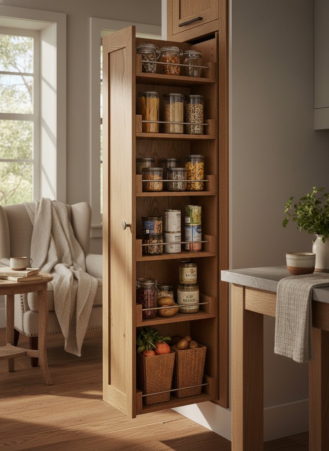 Vertical Pantry Pullout Unit