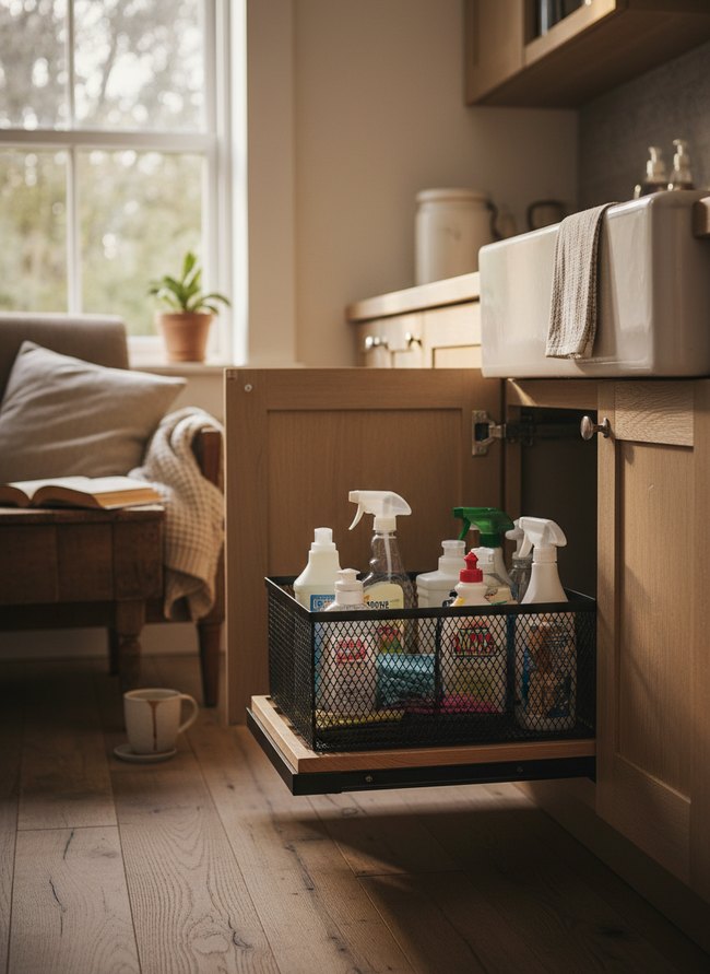 Under-Sink Pullout Caddy