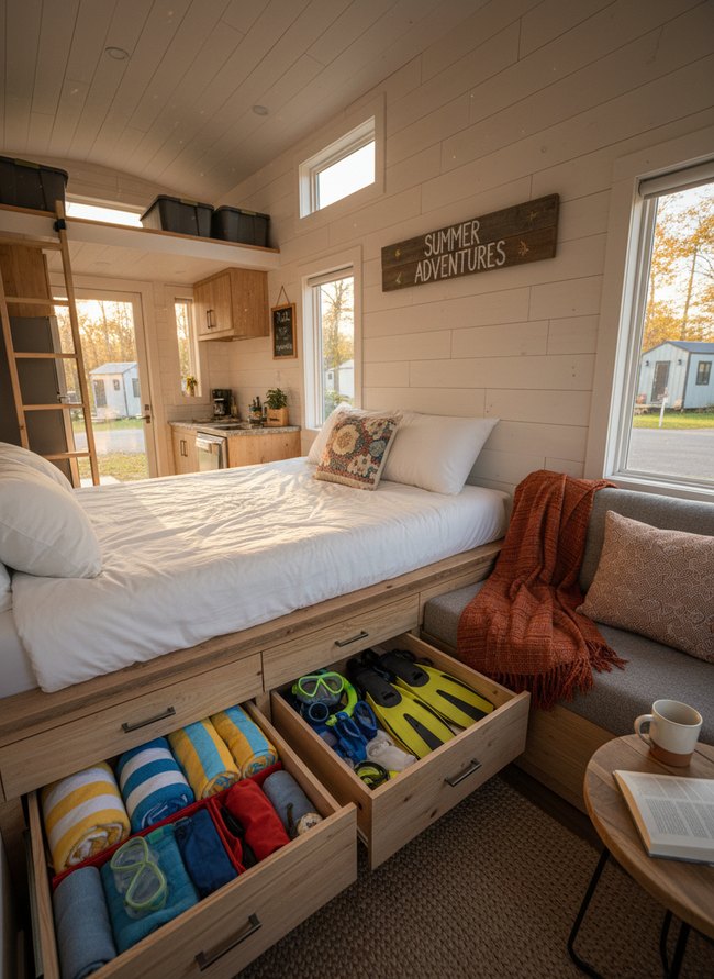 Under-Bed Compartment Drawers