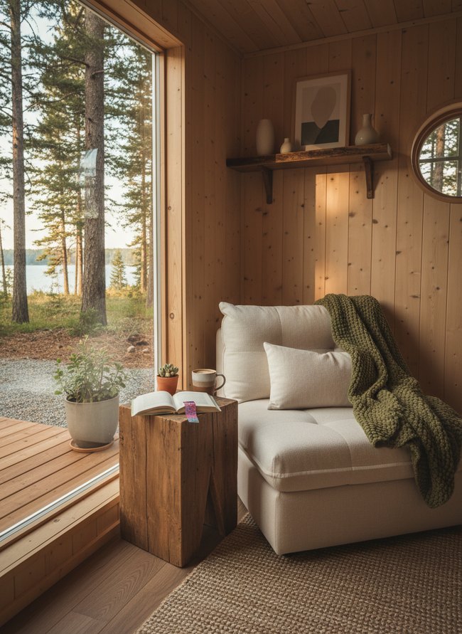 Cozy Decluttering Retreat Corner