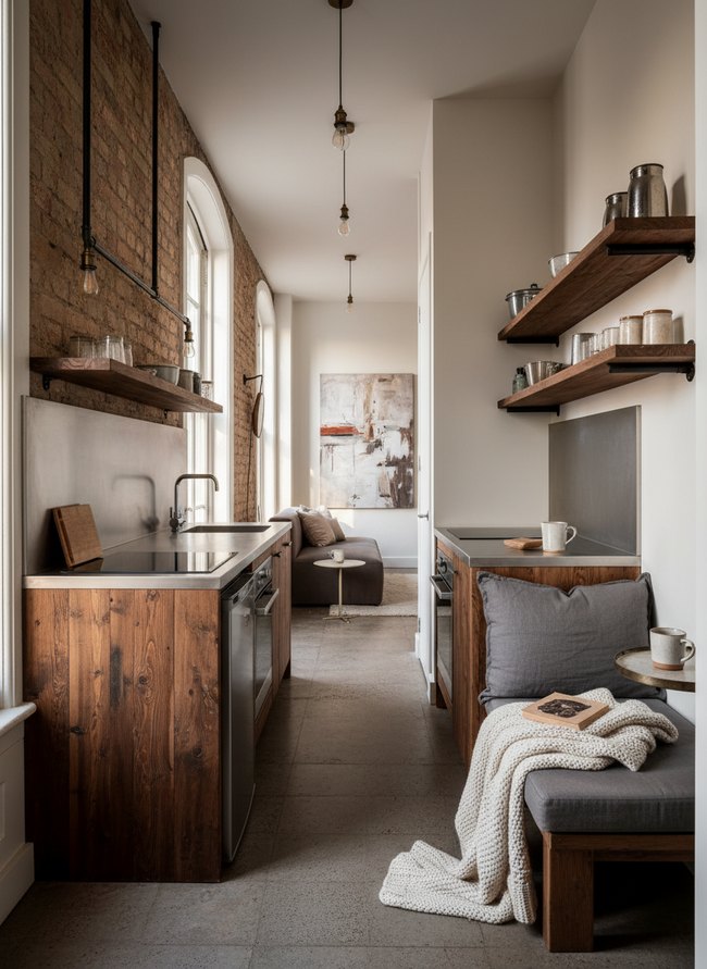 Compact Industrial Galley Design