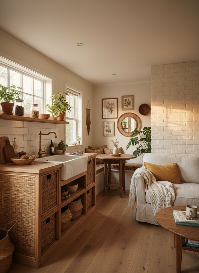 Rattan Island Tiny Kitchen