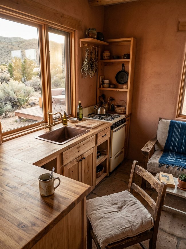 Terra Cotta Kitchenette Retreat