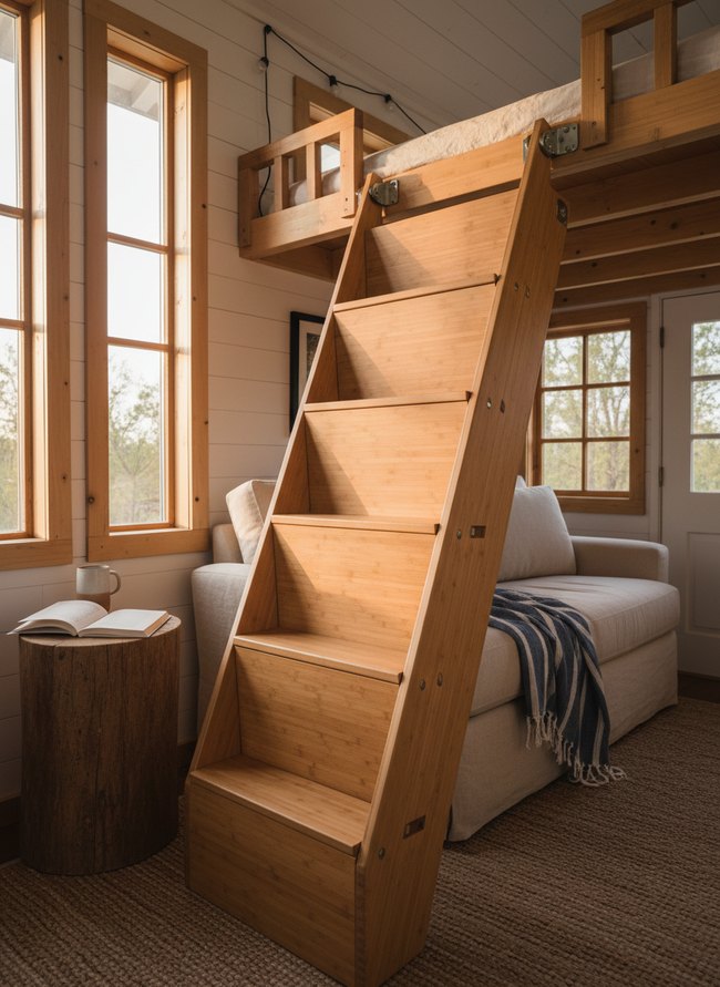 Bamboo Folding Loft Riser
