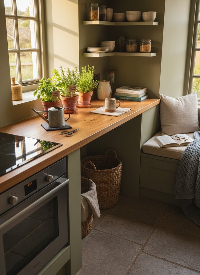 Compact Herb Garden Nook