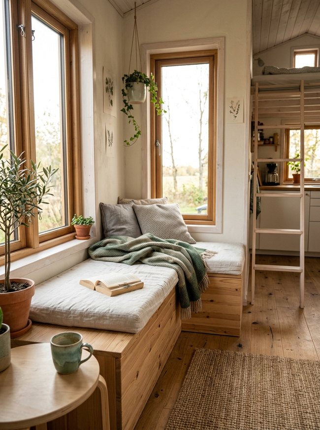 Bright Corner Window Seat