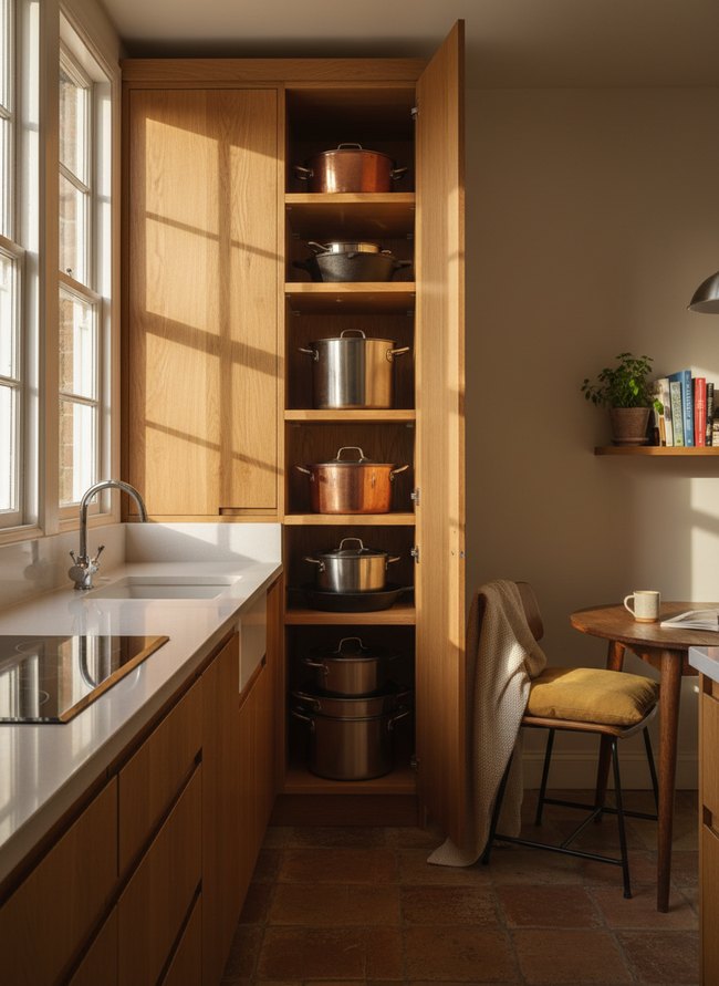 Nested Cabinet Pot Stack
