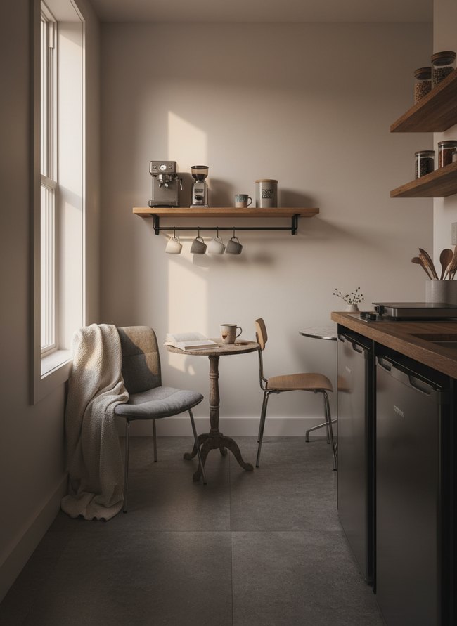 Wall-Mounted Shelf Bar