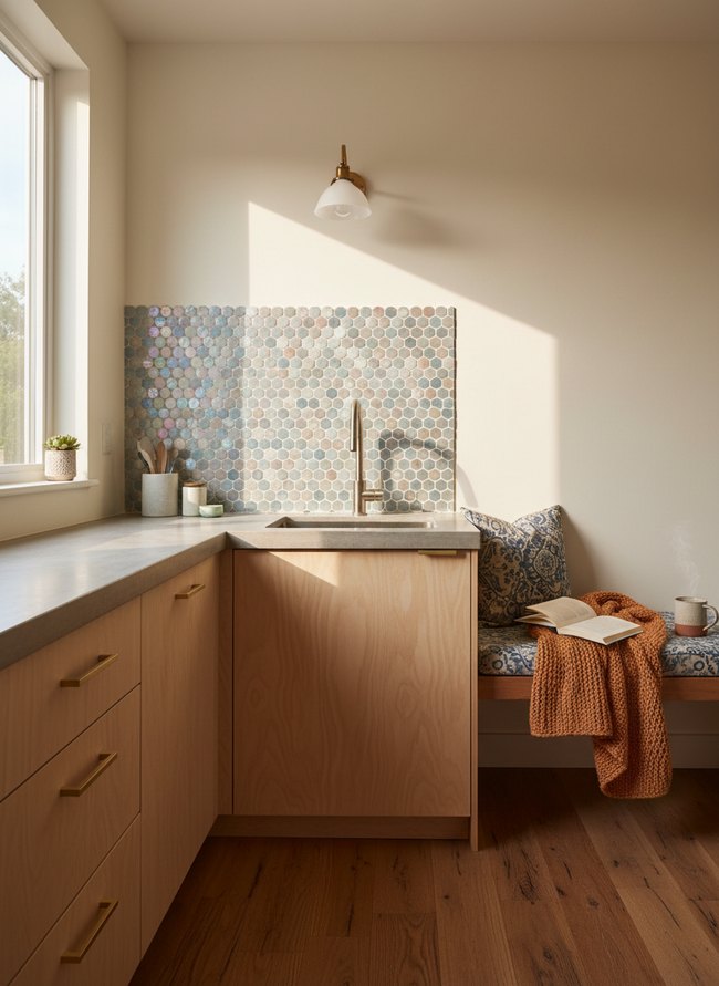 Micro Hexagon Mosaic Tile