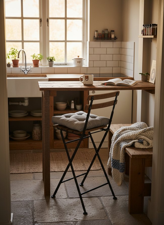 Folding Bistro Bar Seat